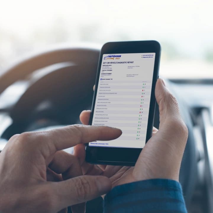 Vehicle diagnostics phone